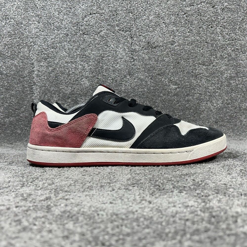 Nike SB Alleyoop Chicago CJ0882-102 Men’s Sz 13 Black Toe Red White Skate Shoes